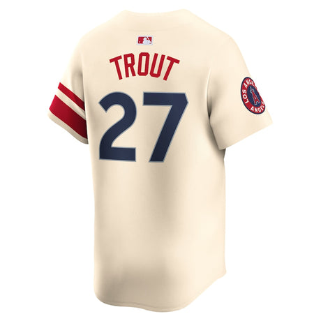 Los Angeles Angels Mike Trout Nike City Connect Natural Limited Jersey