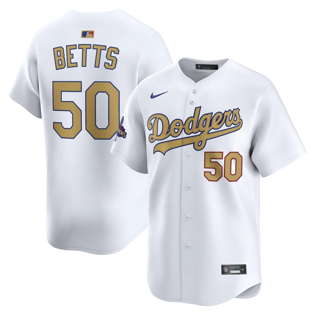 素晴らしい mens-nike-mookie-betts-white- アイスホッケー