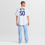 Los Angeles Dodgers Mookie Betts White Home Replica Jersey