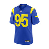 Los Angeles Rams Myles Garrett Blue Game Player Jersey
