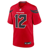 Houston Texans Nico Collins Nike Alternate Red Game Jersey