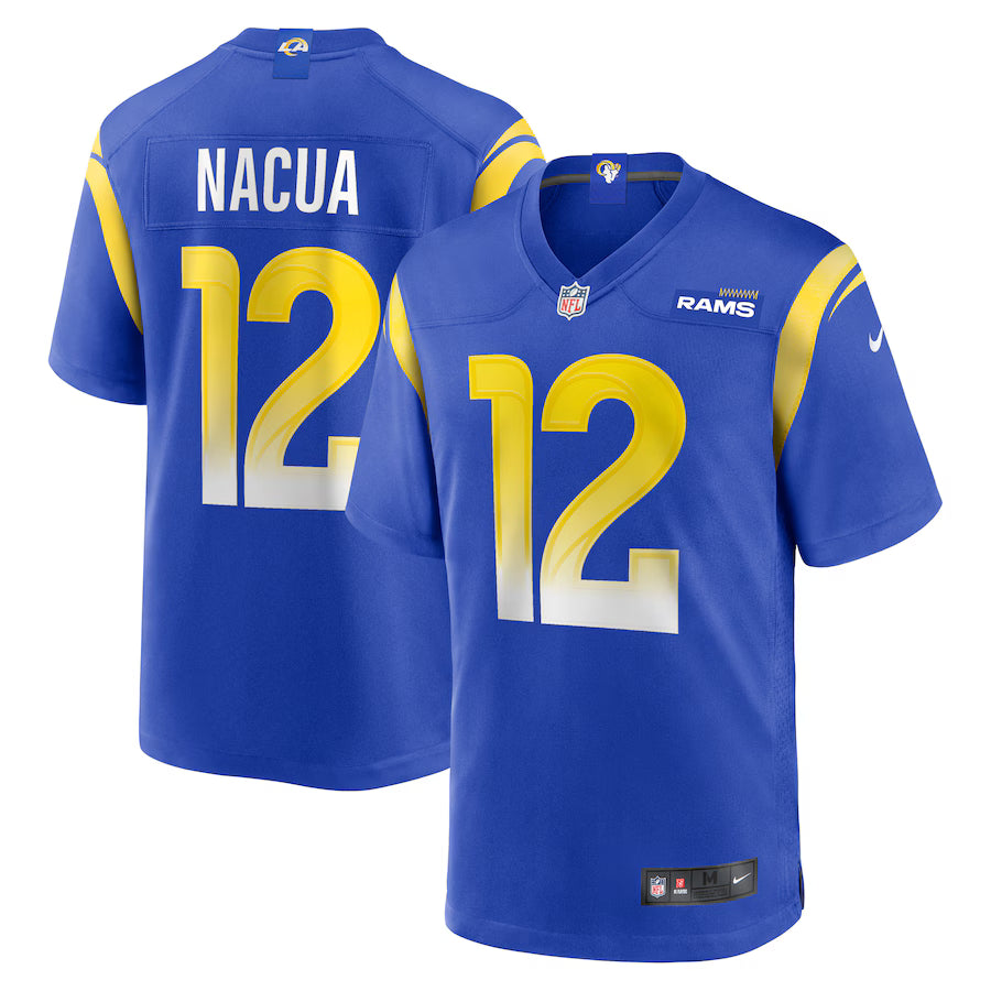 Los Angeles Rams Puka Nacua Royal Nike Game Player Jersey