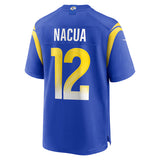 Los Angeles Rams Puka Nacua Royal Nike Game Player Jersey