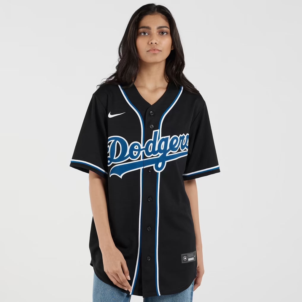 Los Angeles Dodgers Shohei Ohtani "Lights Out" Black Home Replica Jersey