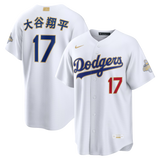 Los Angeles Dodgers Shohei Ohtani 2026 Gold Collection Kanji White Stadium Jersey