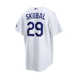 Los Angeles Dodgers Tarik Skubal White Home Stadium Jersey