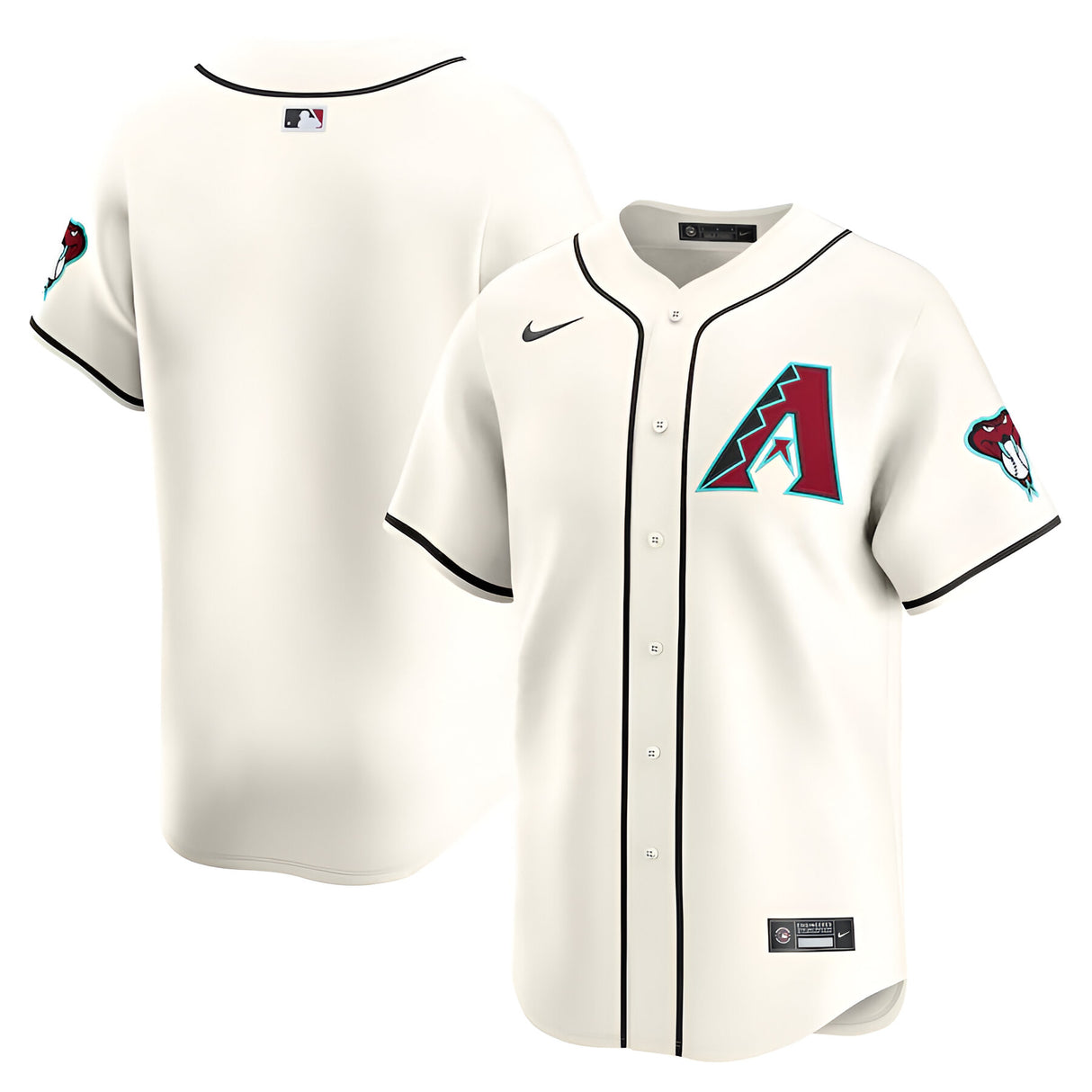 Arizona Diamondbacks Home Cream Limited Jersey By Nike®