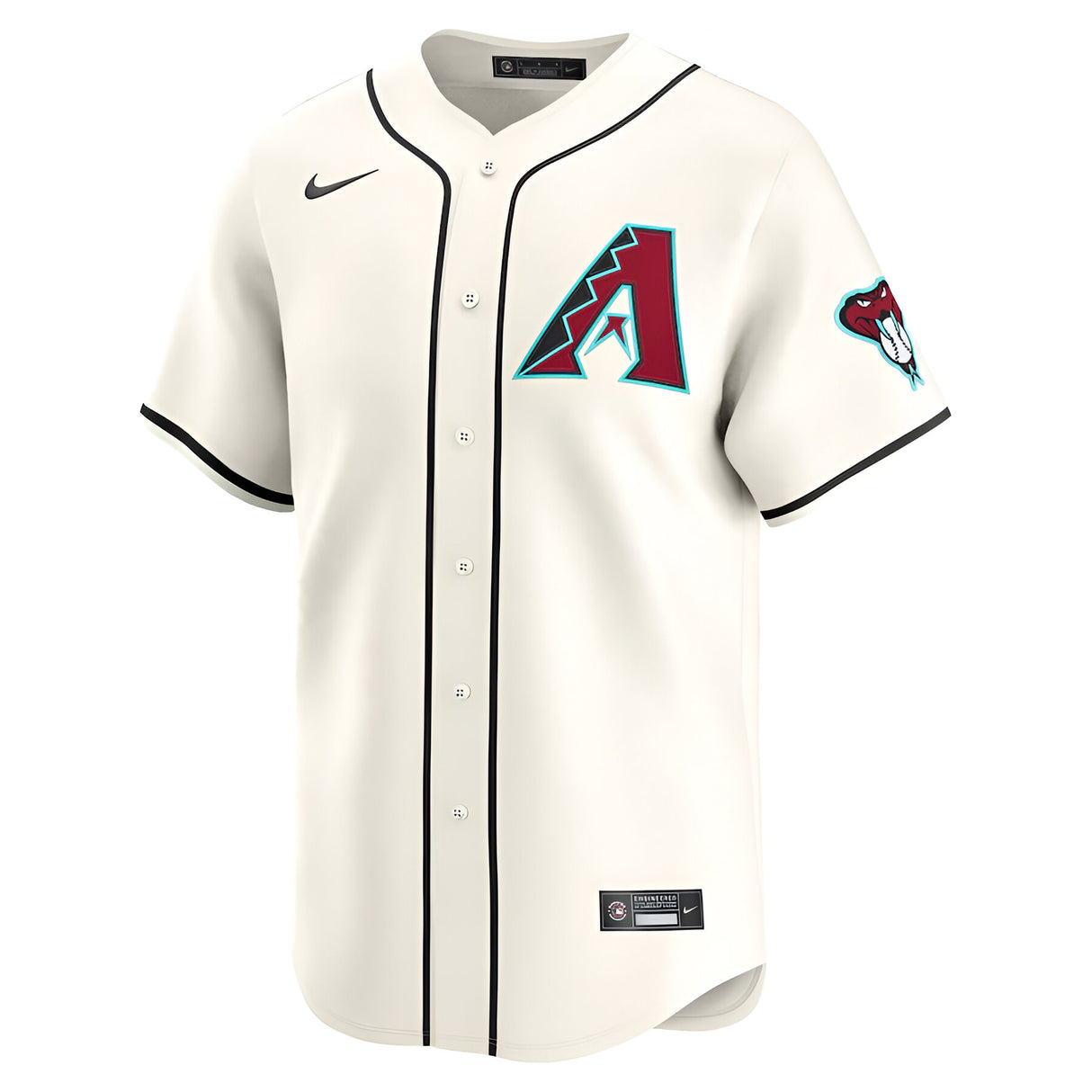 Arizona Diamondbacks Home Cream Limited Jersey By Nike®