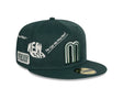 Mexico Baseball Green 59FIFTY Fitted Hat - New Era - 34071171301