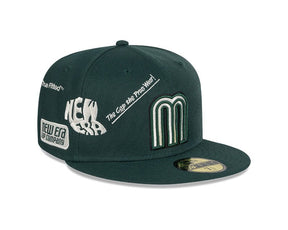 Mexico Baseball Green 59FIFTY Fitted Hat - New Era - 34071171301