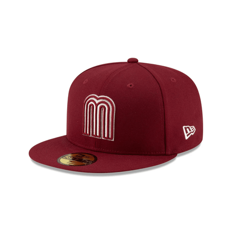 Mexico Baseball Maroon 59FIFTY Fitted - New Era - 