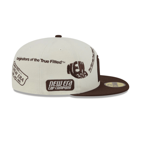Mexico Baseball New Era Anniversary Logos Brown Visor 59FIFTY Fitted - New Era - 