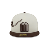 Mexico Baseball New Era Anniversary Logos Brown Visor 59FIFTY Fitted - New Era - 
