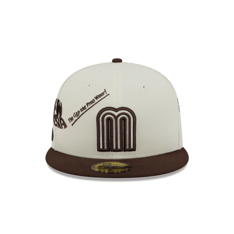 Mexico Baseball New Era Anniversary Logos Brown Visor 59FIFTY Fitted - New Era - 