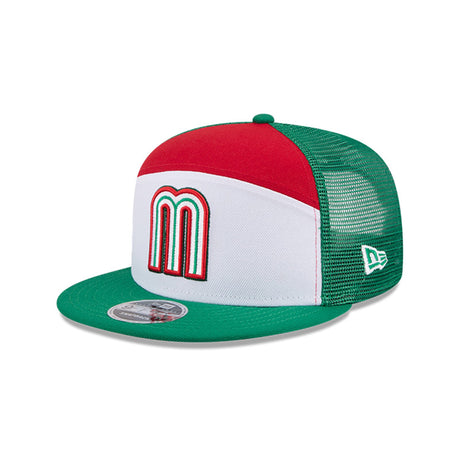 Mexico World Baseball Classic Tricolor 9FIFTY Snapback Trucker Hat - New Era - 360503713