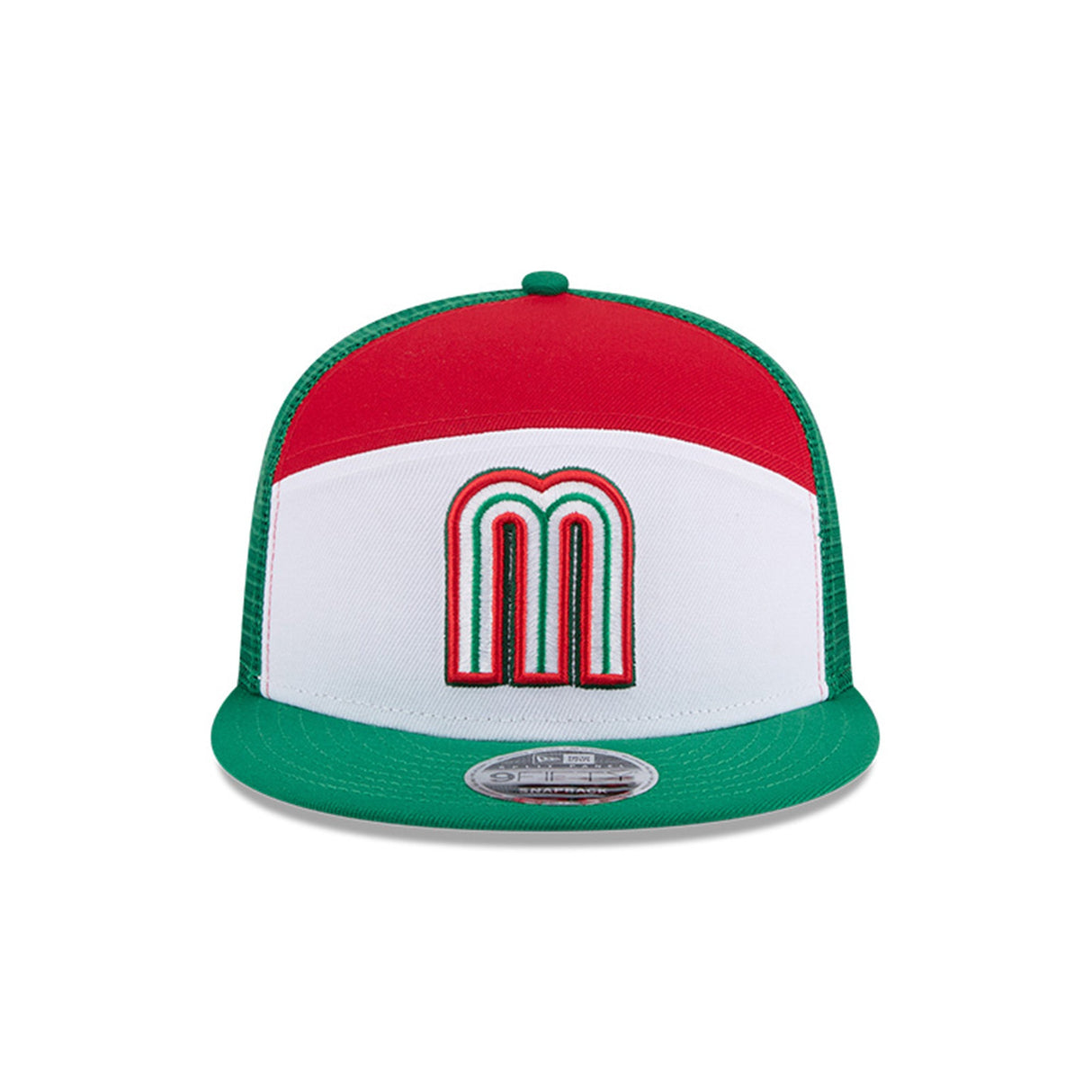 Mexico World Baseball Classic Tricolor 9FIFTY Snapback Trucker Hat - New Era - 360503713