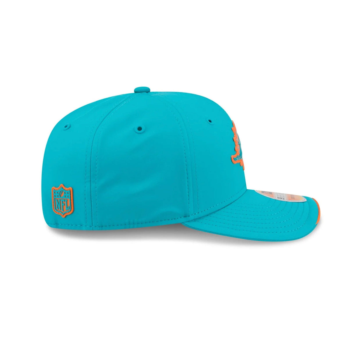 Miami Dolphins 2026 NFL Sideline Collection Aqua 9SEVENTY Stretch-Snap Hat - New Era - 23850511301
