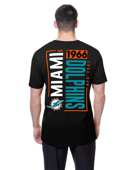 Miami Dolphins Black New Era 2 - Hit Boxy T-Shirt - New Era - 