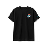 Miami Dolphins Black New Era 2 - Hit Boxy T-Shirt - New Era - 