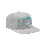 Miami Dolphins Corduroy Gray Golfer Snapback Hat - New Era - 231513113