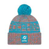 Miami Dolphins Knit Pom Beanie - New Era - 238302113