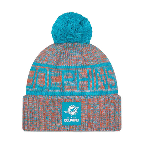 Miami Dolphins Knit Pom Beanie - New Era - 238302113