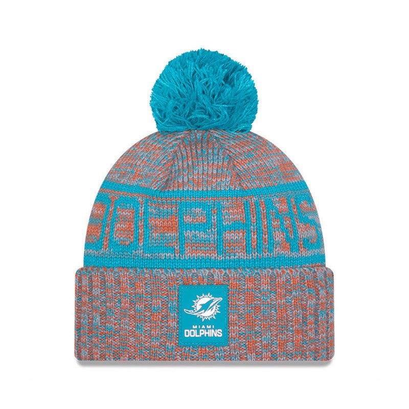 Miami Dolphins Knit Pom Beanie - New Era - 