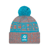 Miami Dolphins Knit Pom Beanie - New Era - 