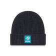 Miami Dolphins Navy Cuffed Knit Beanie - New Era - 