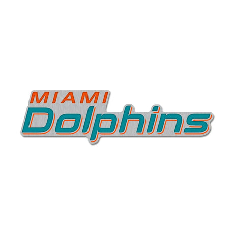 Miami Dolphins Wordmark Collector Enamel Pin - Wincraft - 3236011132