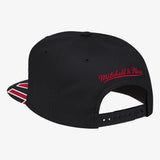 Miami Heat Black Hardwood Classics Swingman Pop Snapback Hat - Mitchell & Ness - 