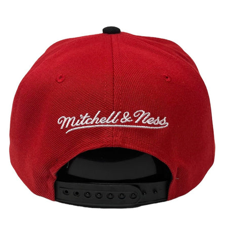 Miami Heat Red/Black Classic Logo Snapback Hat - Mitchell & Ness - 