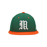 Miami Hurricanes Alternate Logo Green Fitted Hat - Adidas - 10570263501