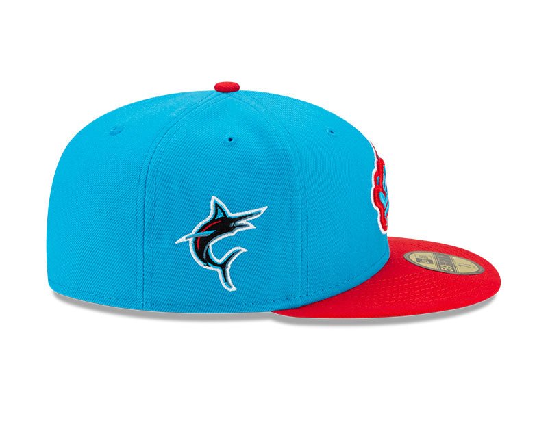 Miami Marlins Blue/Coral City Connect 59FIFTY Fitted - New Era - 