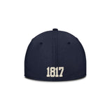 Michigan Wolverines Jordan Brand Campus Prep Chained and Arched Navy SwooshFlex Hat - Nike - 230530563701