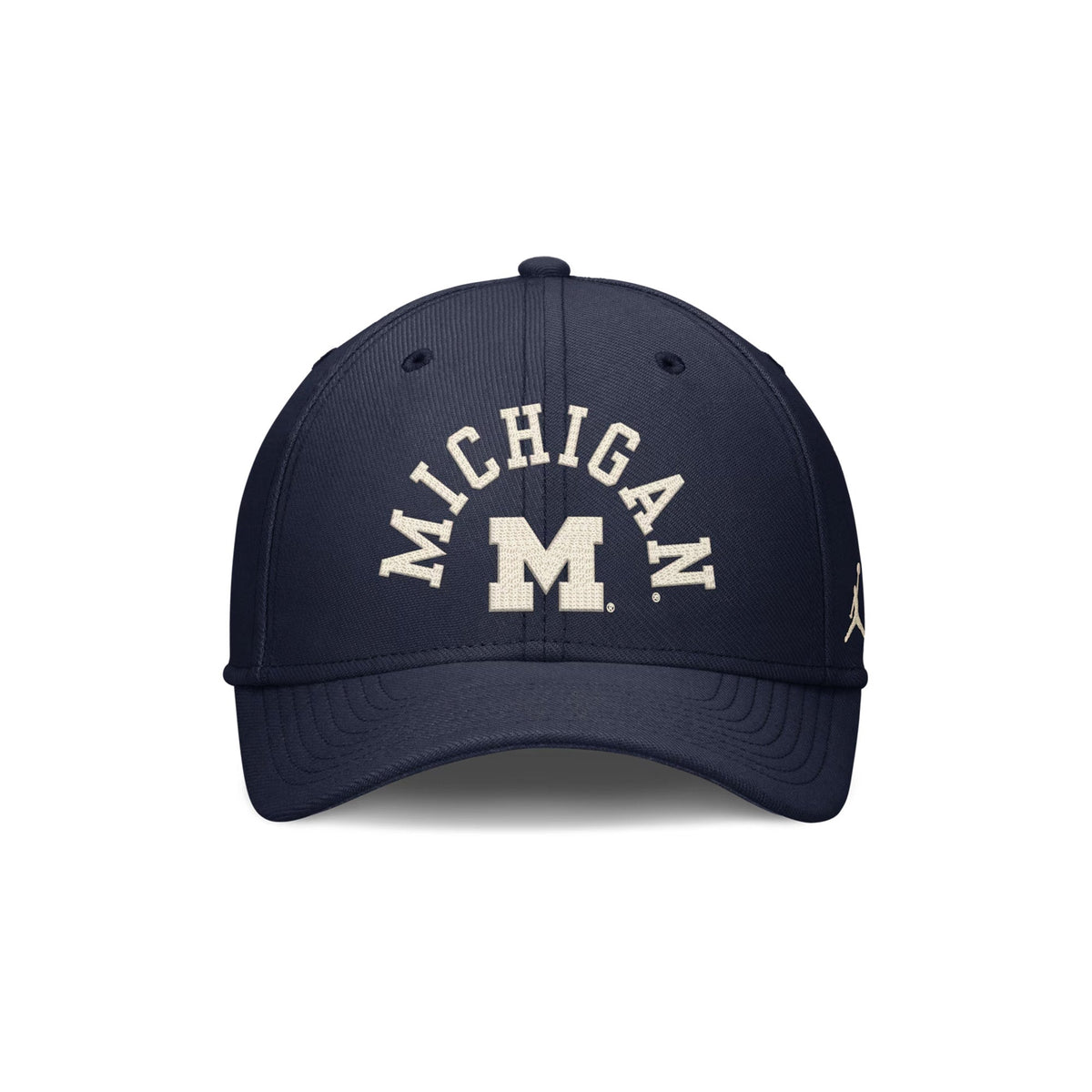 Michigan Wolverines Jordan Brand Campus Prep Chained and Arched Navy SwooshFlex Hat - Nike - 230530563701