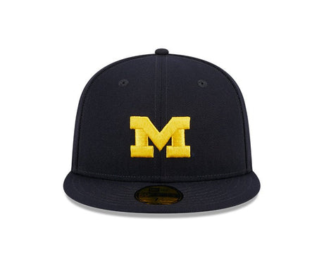 Michigan Wolverines Navy 59FIFTY Fitted Hat - New Era - 