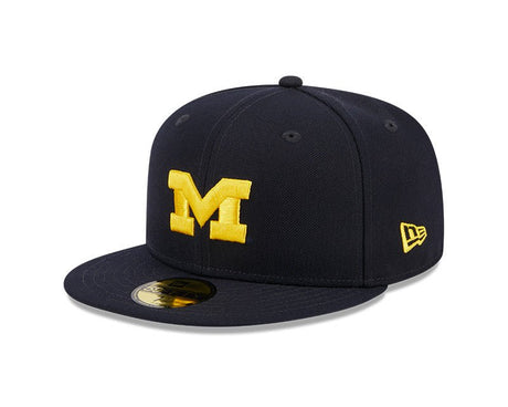 Michigan Wolverines Navy 59FIFTY Fitted Hat - New Era - 