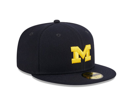 Michigan Wolverines Navy 59FIFTY Fitted Hat - New Era - 