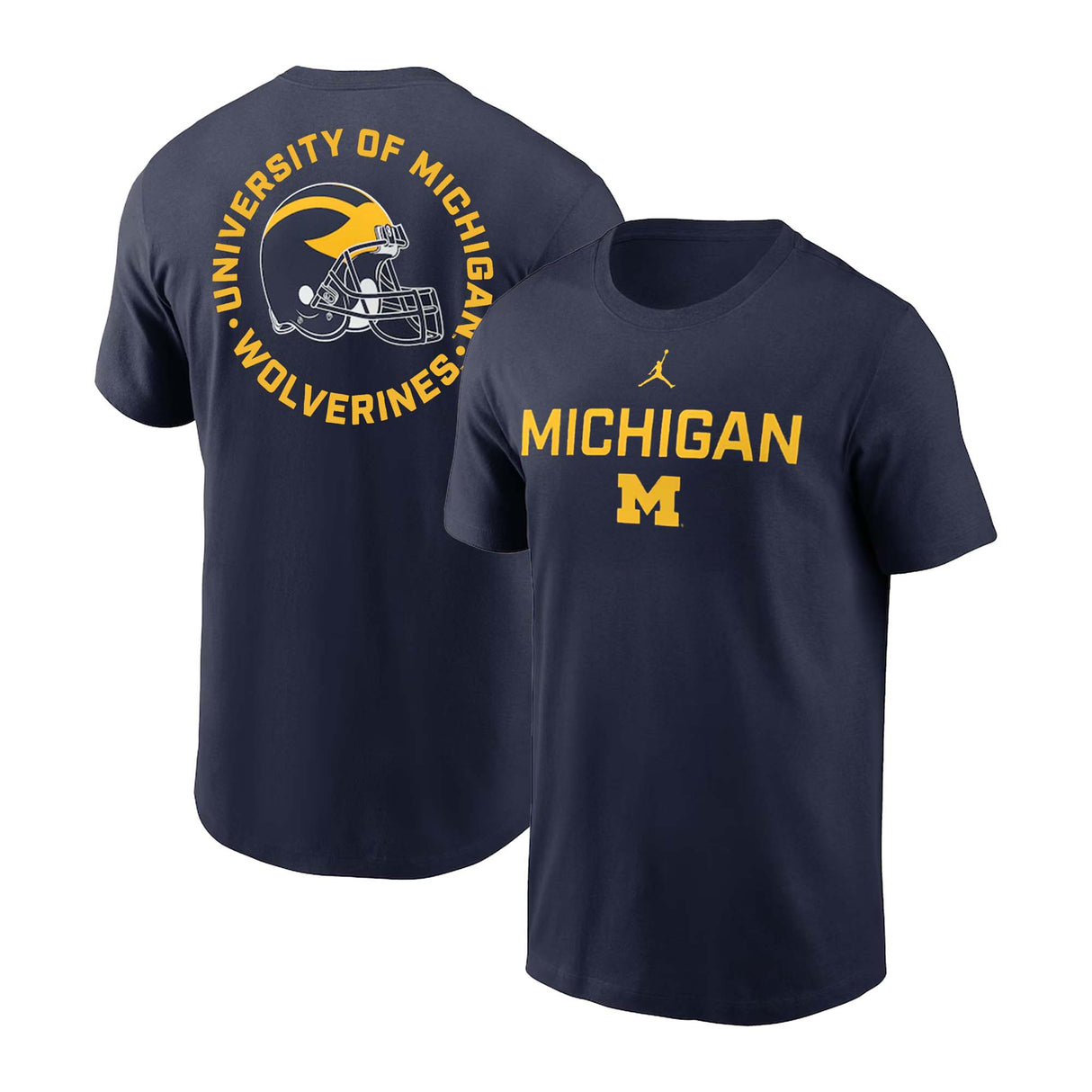 Michigan Wolverines Navy Jordan Brand T-Shirt - Jordan - 