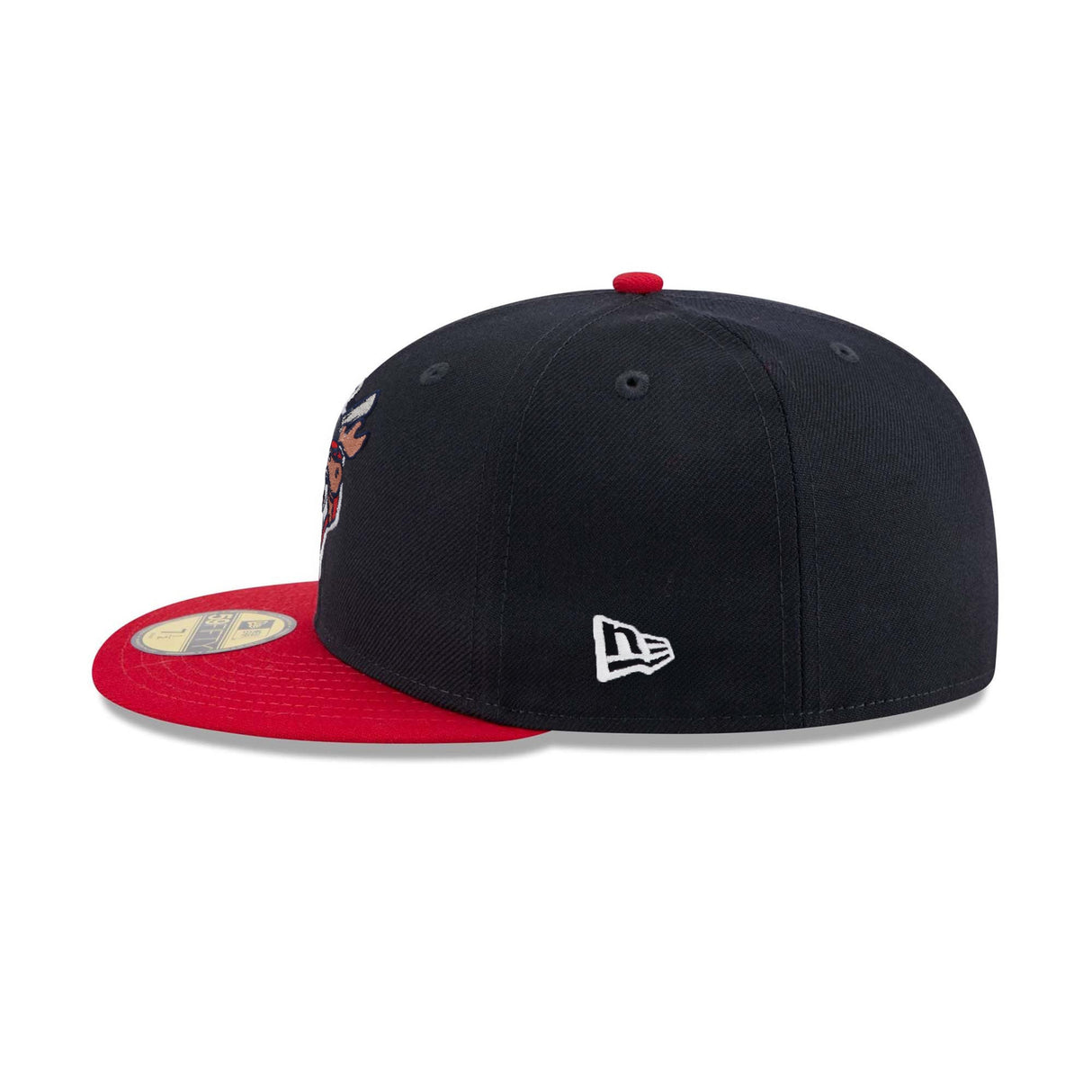 Midland Angels Moose Navy Blue & Red 59FIFTY Fitted Hat - New Era - 236201401101