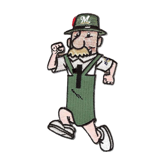 Milwaukee Brewers Brett Wurst Mascot Green Embroidered Patch