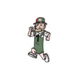 Milwaukee Brewers Brett Wurst Mascot Green Embroidered Patch - The Emblem Source - 