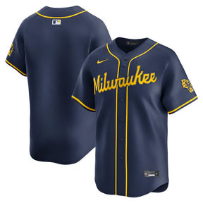 Milwaukee Brewers City Connect Midnight Navy Limited Jersey By Nike® - Nike - 