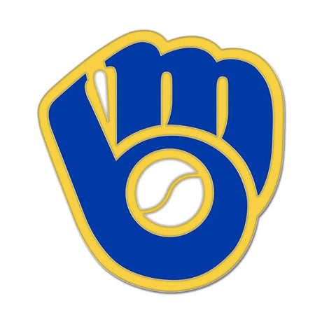 Milwaukee Brewers Classic Glove Logo Collector Enamel Pin - Wincraft - 323610406