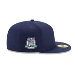 Milwaukee Brewers Cooperstown 40th Anniversary Side Patch Navy 59FIFTY Fitted Hat - New Era - 23860740601