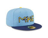 Milwaukee Brewers Light Blue City Connect 2022 59FIFTY Fitted - New Era - 