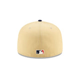 Milwaukee Brewers Mascot 50th Anniversary Patch 59FIFTY Fitted - Beige & Navy - New Era - 