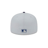 Milwaukee Brewers Metallic City Gray 59FIFTY Fitted Hat - New Era - 23334740601