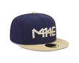 Milwaukee Brewers Navy Cooperstown Collection Retro 59FIFTY Fitted Hat - New Era - 